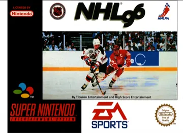 NHL 96 (Europe) box cover front